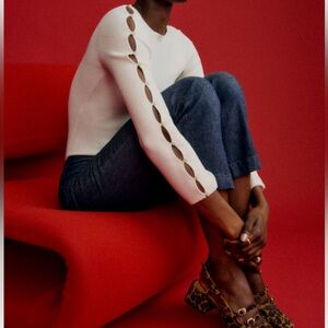 Sezane Grace Bodysuit- Ecru